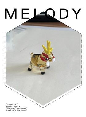 淄博博山特产琉璃动物摆件纯手工工艺品家居装饰品车载装饰