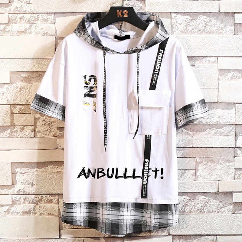 短袖男卫衣夏季套装青少年大童t恤 olekurtT恤