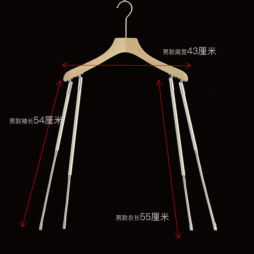 服装拍摄百变造型架挂拍定型架模特支架创意拍摄造型隐形衣架-图0