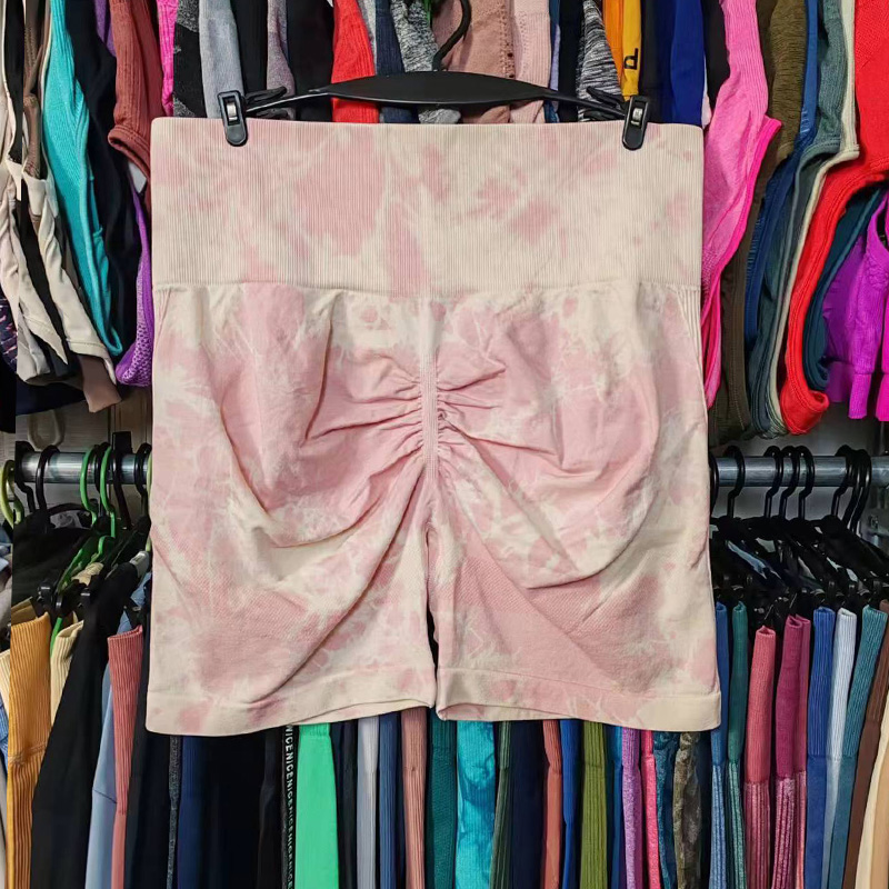 杂款外贸短裤瑜伽四五分健身速干紧身紧身提臀高腰弹跑步运动清仓