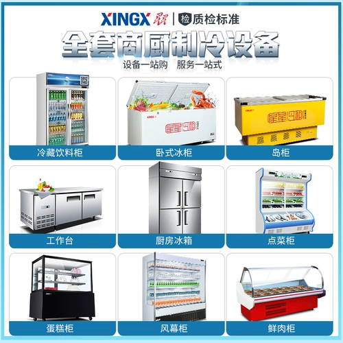 Звездный морозильный дом Коммерческий холодный шкаф 106 -Литер 210 -Литр 305 -литровый