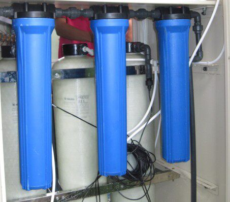 蓝滤筒20寸滤瓶0.5米前级精密过滤器外壳内装1根508mmPP棉过滤芯 - 图3