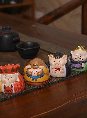 西游记桌面国潮车载办公桌摆件