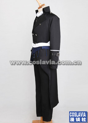 皇冠漫谈社cos服装定做薄樱鬼斋藤一洋服套装cos服 虎窝淘