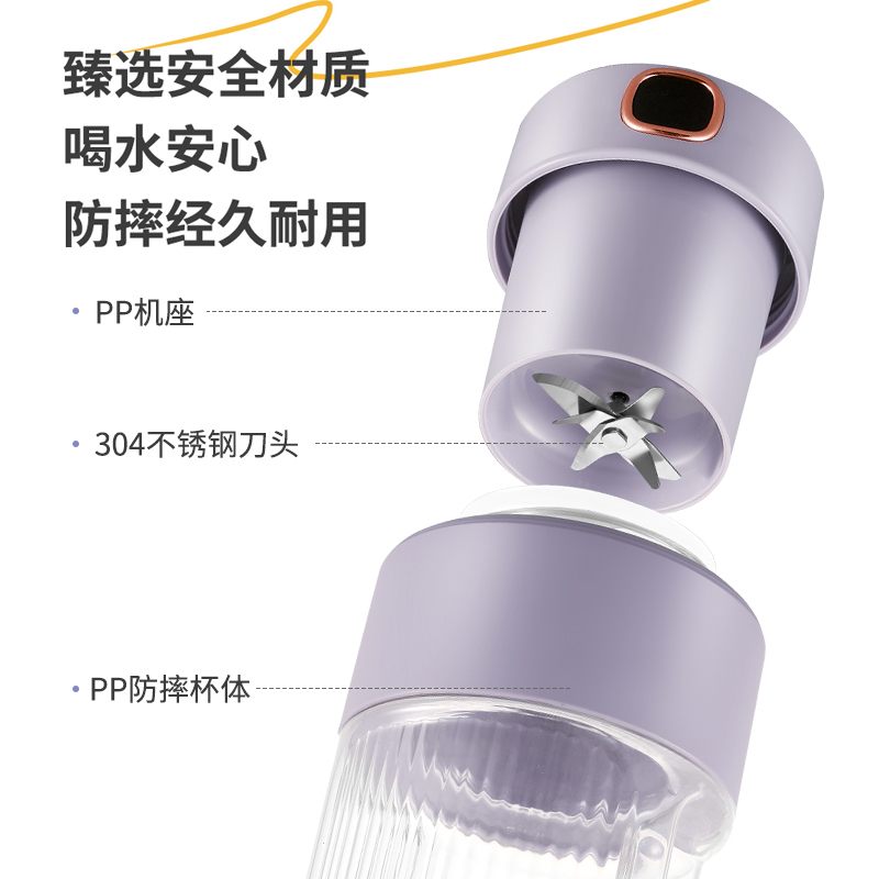 榨汁机大容量家用便携式充电多功能碎冰榨果汁杯吨吨桶冰沙奶昔x - 图2