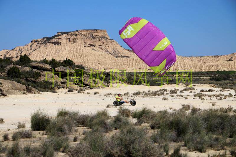 皮特林 微风 UNIQ 四线 皮肤风筝 迷你伞 牵引风筝 单层 - 图0