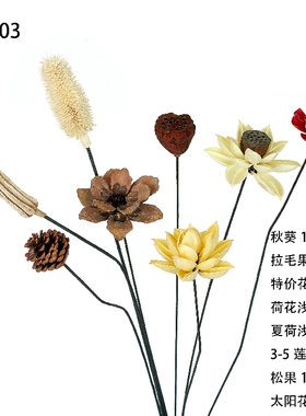 自然风装饰摆件客厅小清新干花
