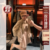 Double 11 exploits Little florist Chikin Rabbit A class otter Rabbit Maurex fur coat woman 2023 new