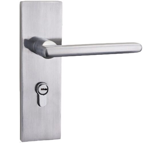 家用单舌头房门锁室内卧室实木门简约厕所卫生间门锁有钥匙通用型 - 图3