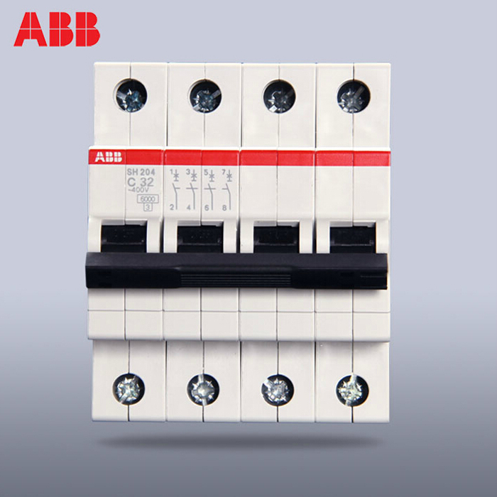 abb断路器SH204微断380V4P家用16A20A25A40A63A空气开关三相四线 - 图2