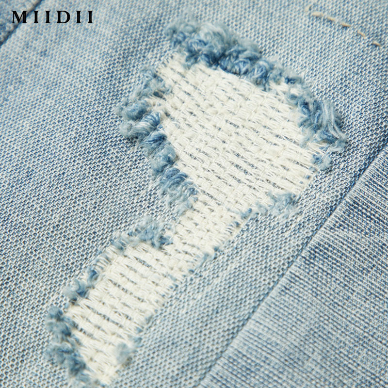 【商场同款】谜底2019秋新品女背带裤 谜底牛仔裤