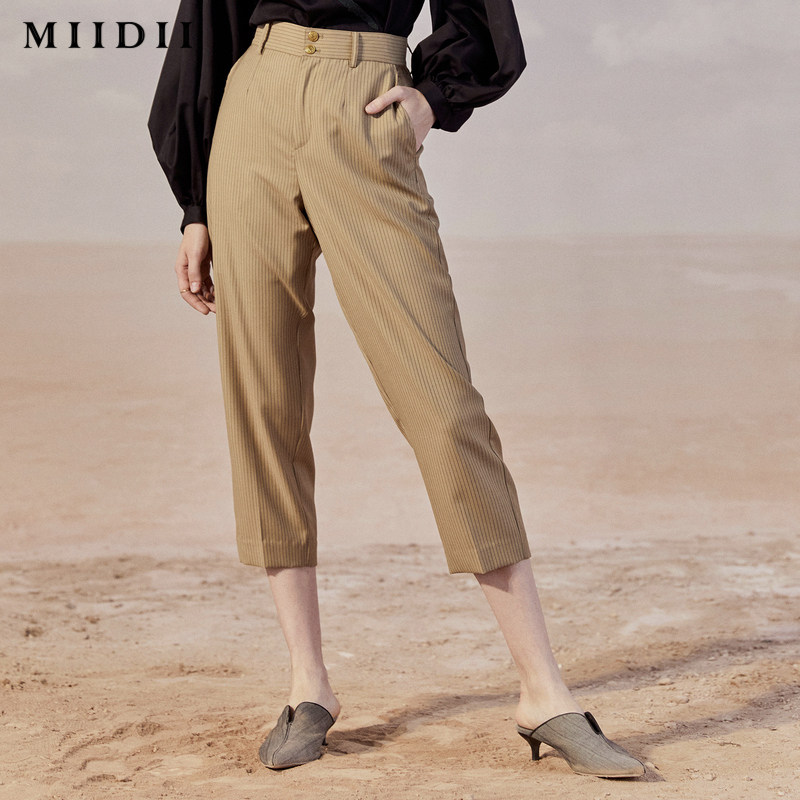 【商场同款】miidii /谜底20秋8分裤 谜底休闲裤