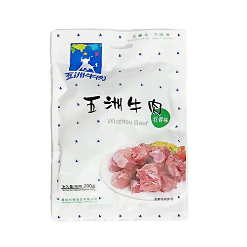 五洲五香酱牛肉大块卤味熟食真空独立包装即食零食小吃特产200g - 图3