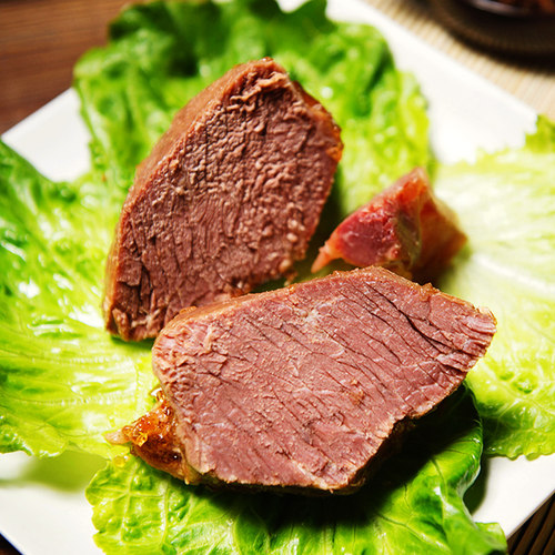 五洲牛肉中秋年货礼盒酱卤五香大块熟食安徽蒙城特产过节送礼1kg - 图0