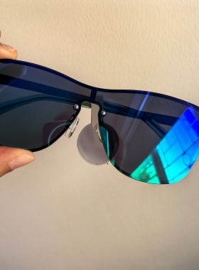 Hawkers西班牙一片式金属太阳镜超轻高级ins男女uv400防紫外线