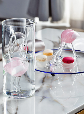 意大利进口火烈鸟餐盘摆件