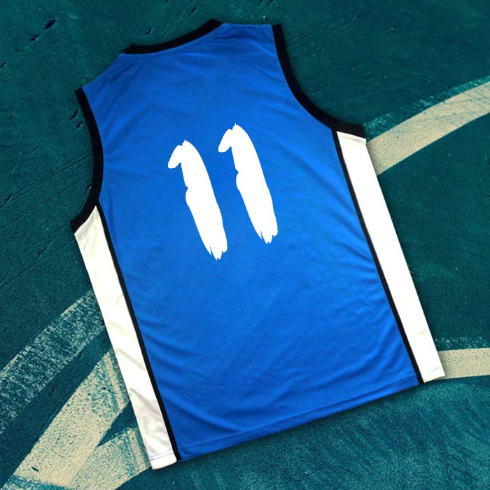 SD黑子哲也篮球服斗者街头街球比赛篮球服套装篮球衣背心定制订做 - 图1