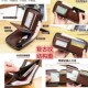 Retro style leather clip youth zipper coin purse