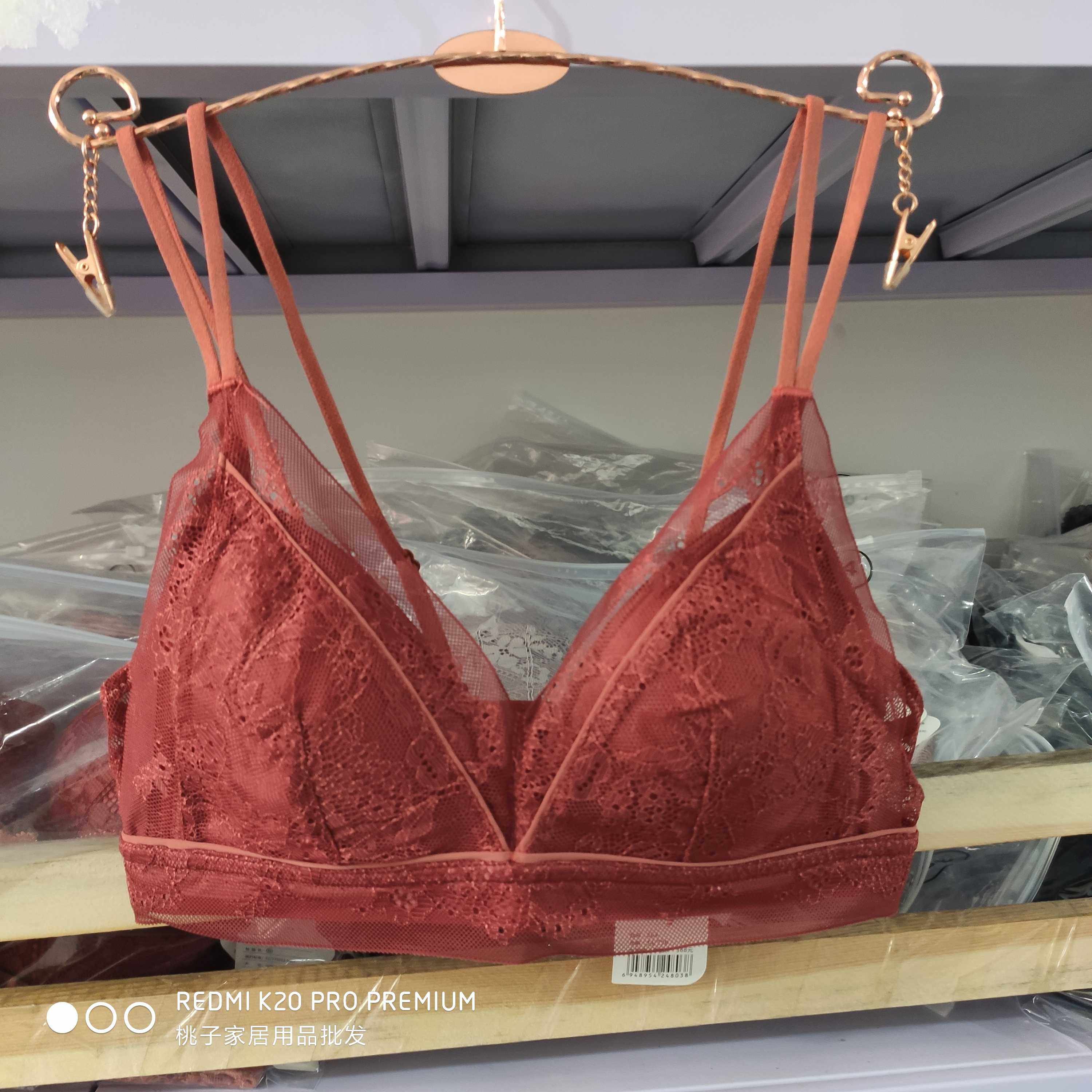 情马803薄款法式舒适无钢圈b内衣 桃子家居用品批发文胸