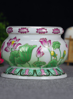 中式风浮雕香炉摆件佛具