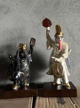 黑白无常大伯爷二伯爷神像