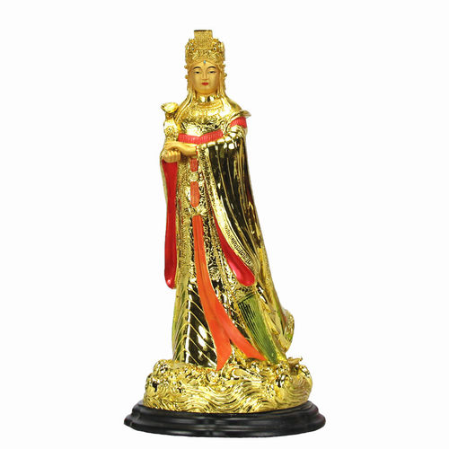 中式站湄洲妈祖天上圣母天后天妃海上女神妈祖娘娘辅斗元君神像 - 图3