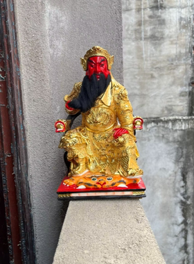 中式多款家居关公武财神树脂