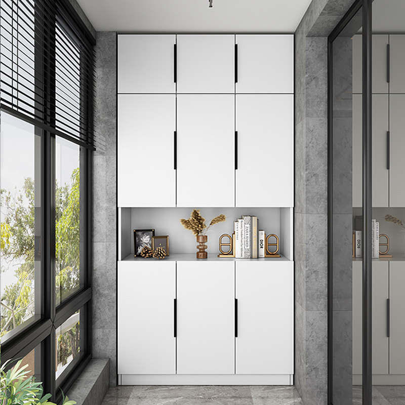 阳台储物柜收纳柜置物柜防晒防水定制靠墙一体飘窗杂物高柜鞋柜子,淘宝优惠券,粉丝福利购,淘宝优惠卷