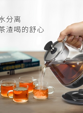 安博尔煮茶器小型迷你家用玻璃全自动蒸汽电煮茶壶安化黑茶办公室