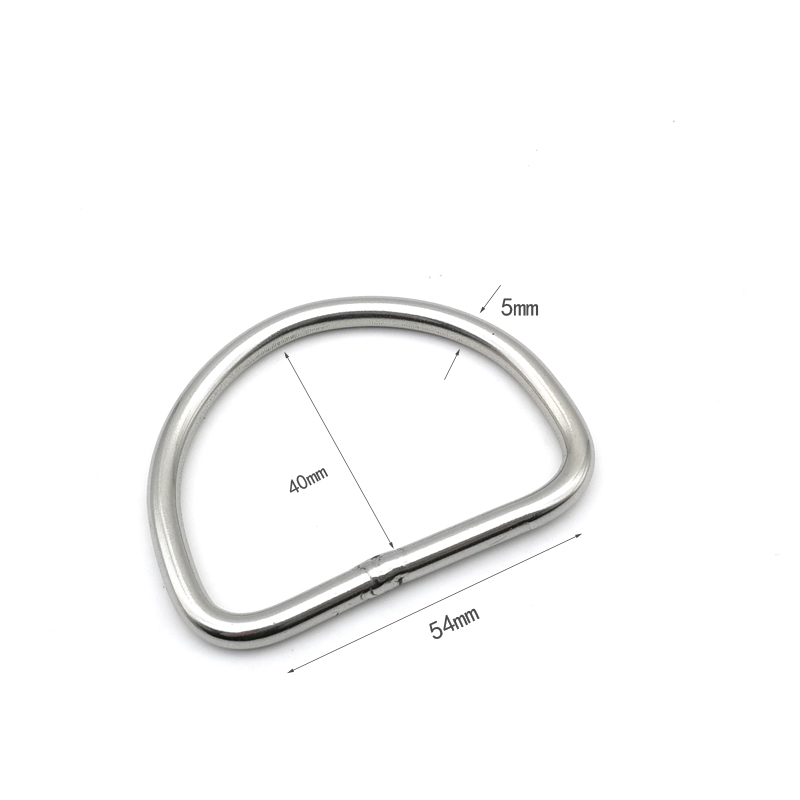 技术潜水背飞侧挂背带不锈钢316D环 潜水配件装配维护D-ring - 图3