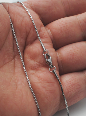 不锈钢饰品项链锤圆珍珠链