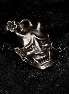 925银饰 | 手工制作 | 般若面具 | 吊坠