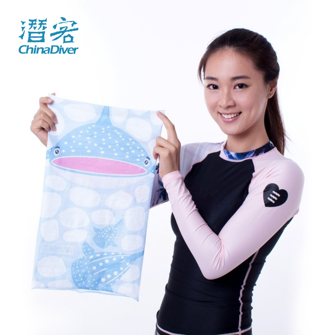 Oceanarium潜水头巾海洋主题户外旅行运动防晒围脖可爱冲浪束发带 - 图2