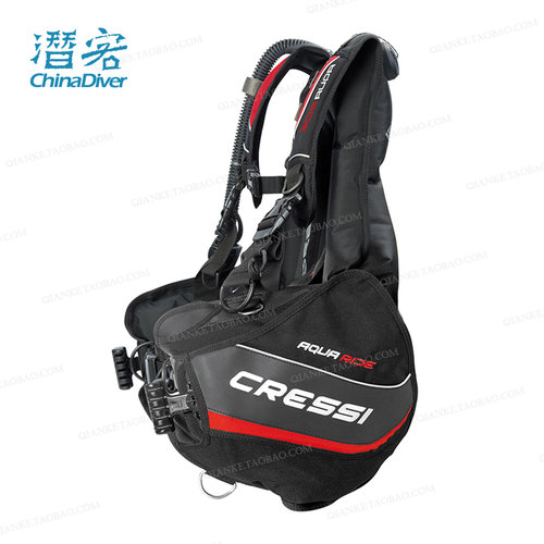 Cressi Aquaride 潜水浮力调整器专业背心款水肺调节器BCD后配重 - 图2