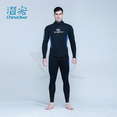 运动服饰加工定制 save ocean 自由潜湿衣向善男女款光面炫彩保暖分体潜水服胶衣3mm