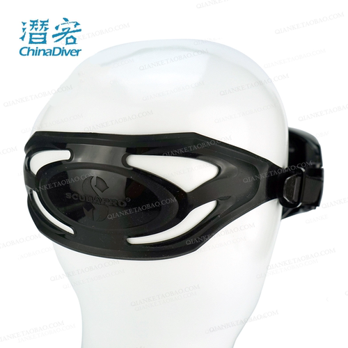 Scubapro Crystal VU 潜水面镜广角宽大视野专业水肺面罩深潜眼镜 - 图1