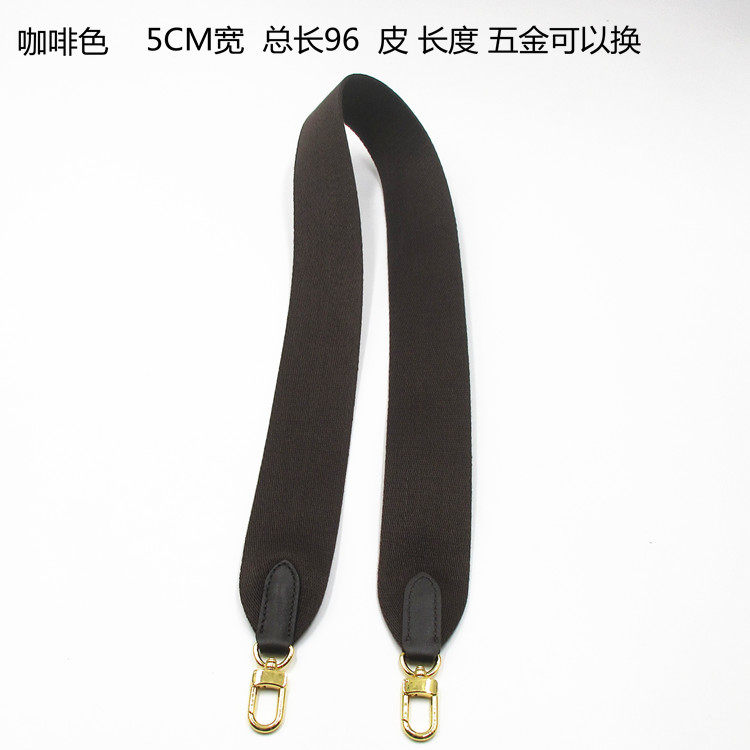 适用LV老花包棋盘格speedy25单肩斜挎织带棕色咖啡色宽肩带,淘宝优惠券,粉丝福利购,淘宝优惠卷