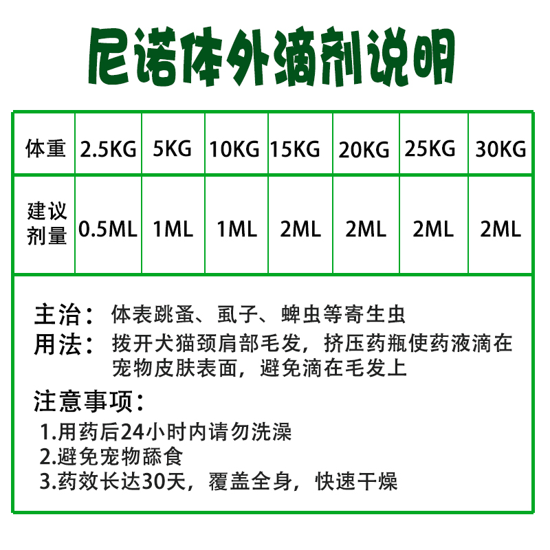 尼诺狗驱虫药体内体外除虫球虫弓形虫跳蚤猫咪蜱虫成幼犬用打虫药-图2