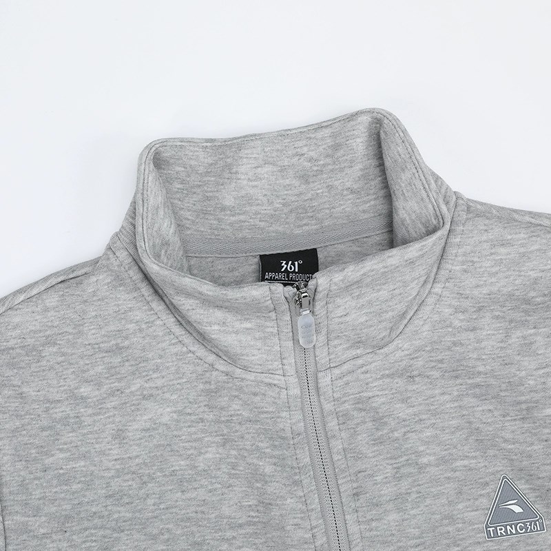 361度女装运动服开襟卫衣2024秋季新品361立领休闲拉链外套4005A - 图1