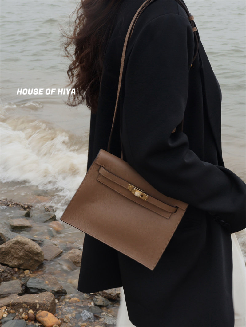 HOUSE OF HIYA 头层牛皮evercolor跳舞包凯莉包质感斜挎单肩腋下,淘宝优惠券,粉丝福利购,淘宝优惠卷