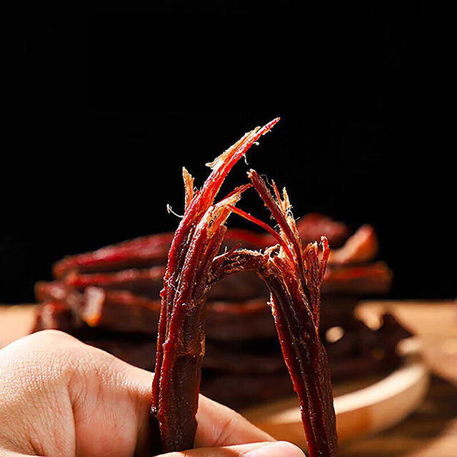 Shiguang flavor old Inner Mongolia beef jerky 90% air-dried shredded beef 200g canned snacks jerky and dried meat
