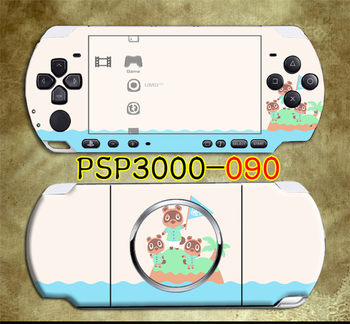 PSP3000 ສະຕິກເກີສັດເກມກາຕູນສີເຄື່ອງສະຕິກເກີເນື້ອຫນັງ matte ສະຕິກເກີຮູບເງົາປ້ອງກັນພິເສດ