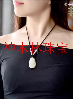 和田玉本命佛千手观音吊坠男女同款大日如来普贤文殊菩萨玉坠项链
