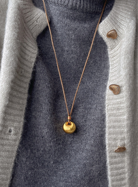 金店同款元宝福袋小金拓编绳项链