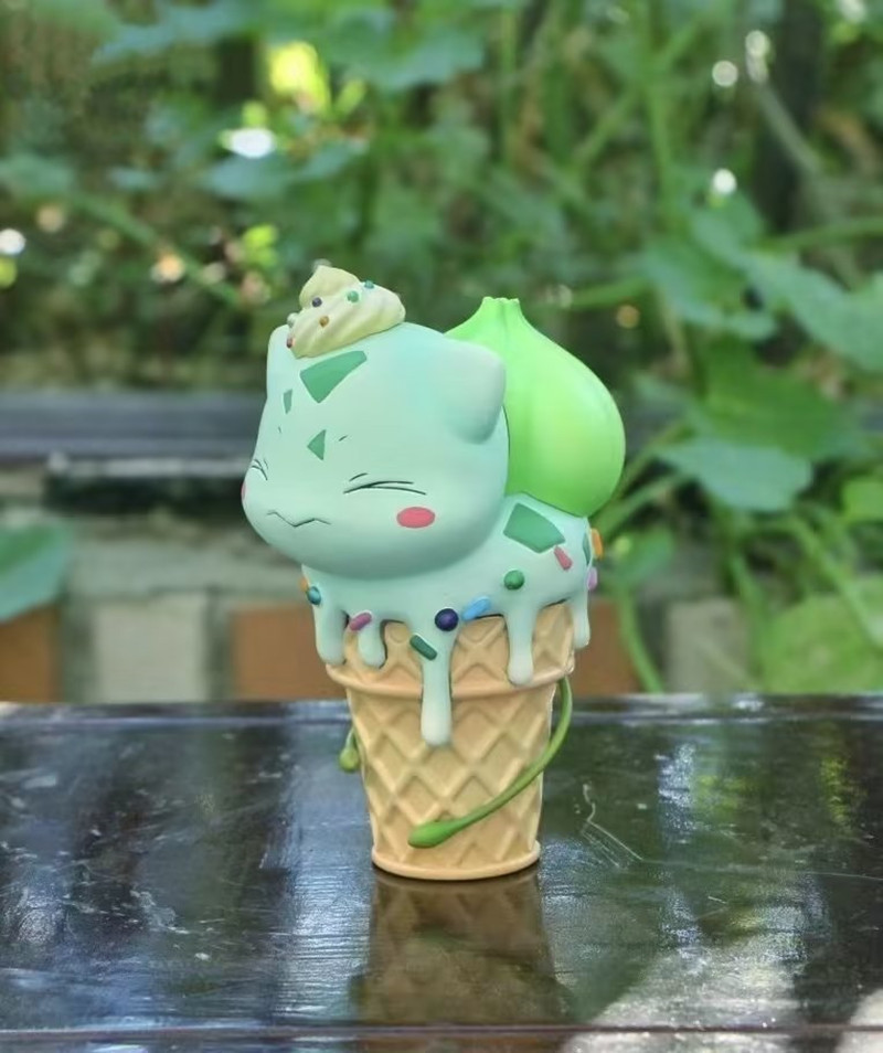 国产优质版宝可梦冰淇淋雪糕系列皮卡丘妙蛙种子可达鸭卡比兽手办-图2
