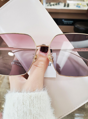 帕莎女大框显脸小ins近视太阳镜