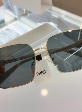 帕莎2026新款太阳镜女士正方形金属大框通勤出街氛围感墨镜PS2083