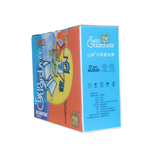 山特TG1000UPS不间断电源1000VA 600W办公家用服务器单电脑30分钟