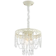 French light luxury crystal cream restaurant chandelier