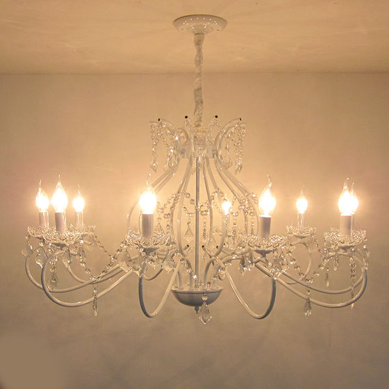 Living room clothing store wedding American crystal chandelier light luxury